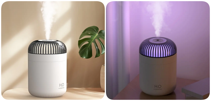 Humidifier, Dreamzy Humidifiers For Bedroom, Dreamzy Streaming Light  Humidifiers, Home Desktop Air Humidifier, 500ml Colorful Night Light Large  Capacity Hydrating Mist Humidifier